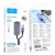 перехідник hoco ua37 usb - rj45 (1000 mbps) (сірий) 