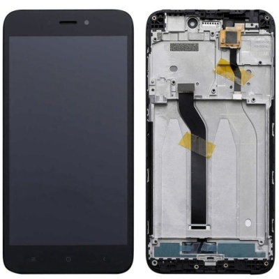 дисплей для xiaomi redmi 5a з чорним тачскріном і корпусною рамкою