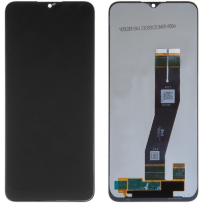 дисплей для samsung a025 galaxy a02s (2021)/a035 galaxy a03/a037 galaxy a03s з чорним тачскріном (160*72mm) (original prc)