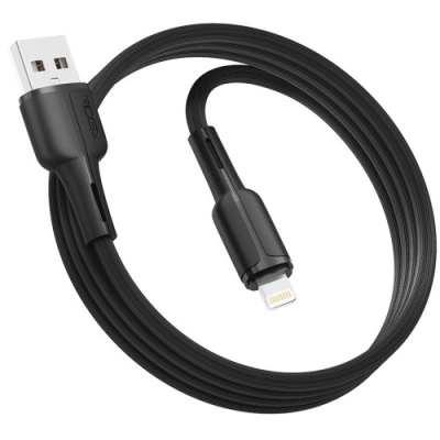 кабель ridea rc-co10 commonpro 12w/1m usb - lightning (чорний) 
