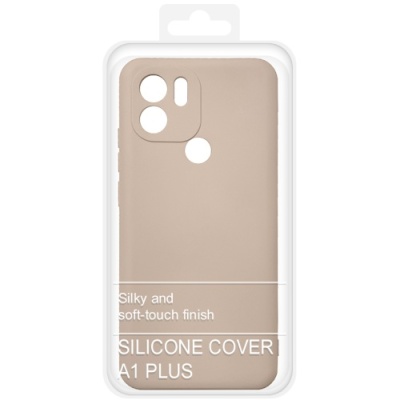 Купить силіконовий чохол soft silicone case для xiaomi redmi a1 plus/a2 plus (пудра) онлайн