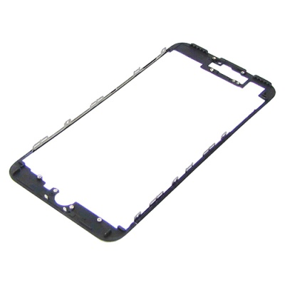 дисплейна рамка для apple iphone 7 plus чорна з термоклеєм