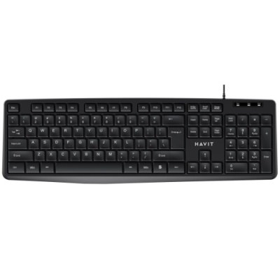 клавіатура провідна havit hv- kb2006 black 