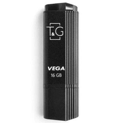 usb флеш-накопичувач t&g 16gb vega 121 (чорний) 