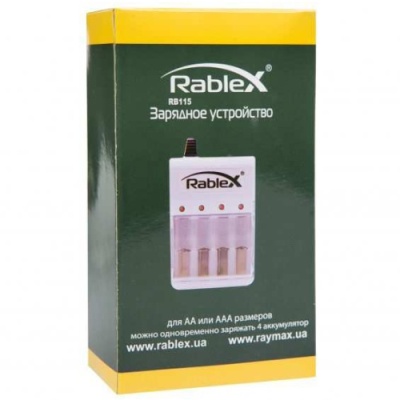 зарядний пристрій rablex rb-115 (4акум) 