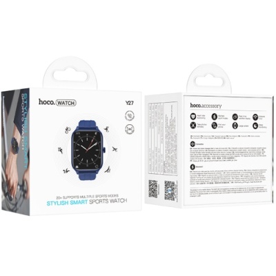 смарт-годинник hoco y27 smart sports watch (синій) 