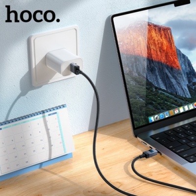 кабель hoco x118 usb - type-c 5a/1m (чорний) 