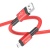 кабель hoco x85 strength usb - microusb 2.4a/1m (червоний) 