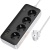 мережевий подовжувач hoco ac22 pd20w (3usb/1type-c/4xsocket) 1,5м (чорний) 