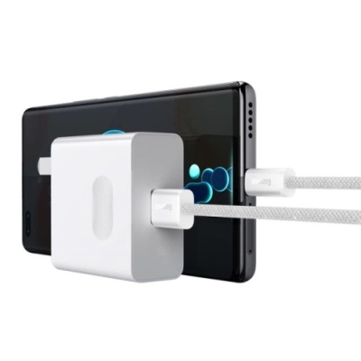 кабель baseus dynamic series fast charging usb - type-c 100w (cald000702) (2m) (white) 