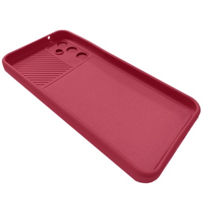 Купить силіконовий чохол soft tpu armor camshield для samsung a346 galaxy a34 5g - wine red онлайн