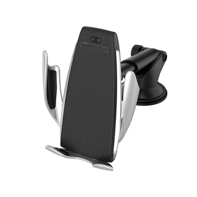 Автотримач Hoco CA34 Wireless Fast Charge (Сталевий)