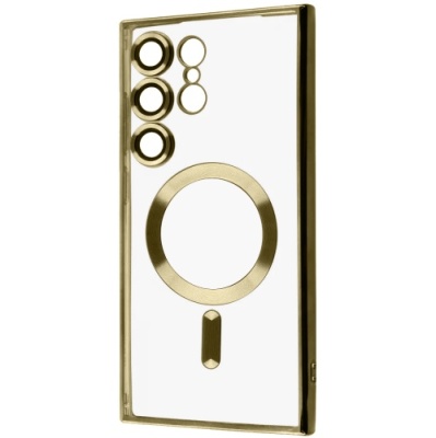 Купить чохол tpu metallic full camera with magsafe для samsung s938 galaxy s25 ultra (gold) онлайн