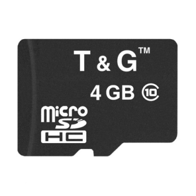 карта пам'яті tg microsdhc 4gb 10 class (чорний) 