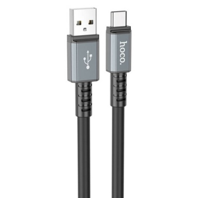 кабель hoco x85 strength usb - type-c 3a/1m (чорний) 