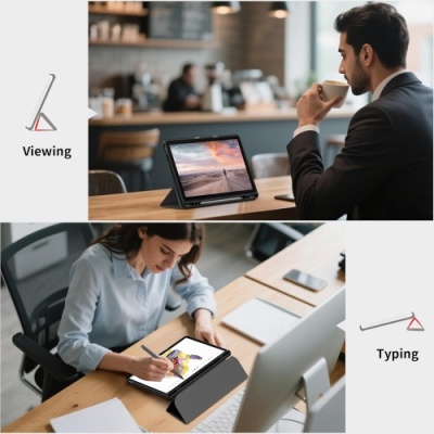 Купить чохол-книжка для планшета zarmans lenovo idea tab (tb336zu/fu) / xiaoxin pad 11 (2025) (чорний) онлайн