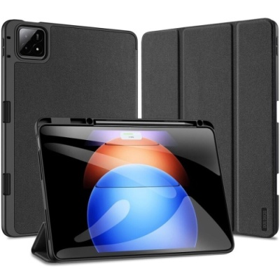Купить чохол dux ducis domo для xiaomi pad 6s pro 12.4" with stylus pen holder & auto sleep wake (black) онлайн