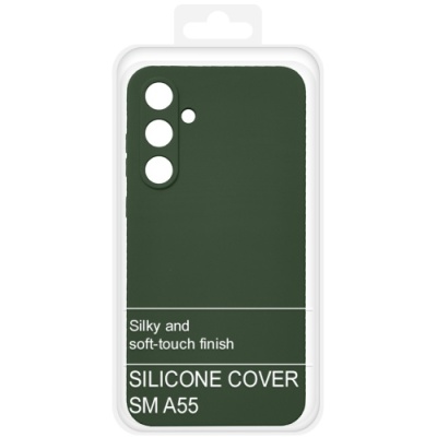 Купить чохол soft silicone case full для samsung a556 galaxy a55 5g (темно-зелений) онлайн