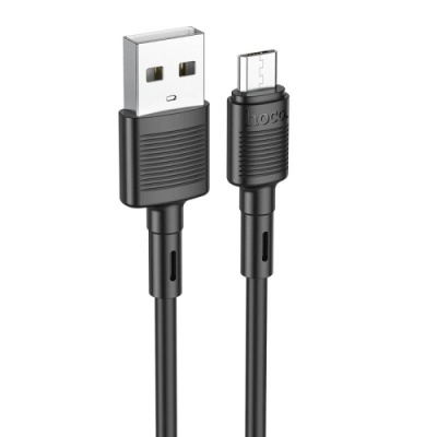 кабель hoco x83 usb - microusb 2.4a/1m (чорний) 