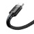 кабель baseus cafule usb - type-c 3.0a/1m (catklf-bg1) (black-grey) 