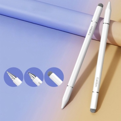 стилус earldom et-p6 universal drawing pen 3-in-1 (білий) 