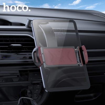 Автотримач Hoco H68 4.5-13 inch (Чорно-Червоний)