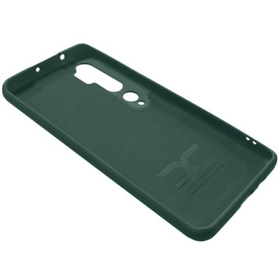 Купить силіконовий чохол soft silicone case для xiaomi mi note 10 - dark green онлайн
