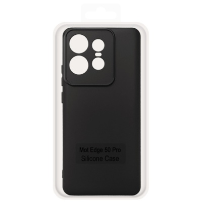 Купить чохол soft silicone case full для motorola edge 50 pro (black) онлайн