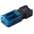 usb флеш-накопичувач kingston data tr 80m 64gb type-c usb 3.2 (чорний) 