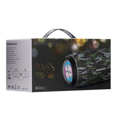 портативна колонка hopestar h45 party (камуфляж зелений) 
