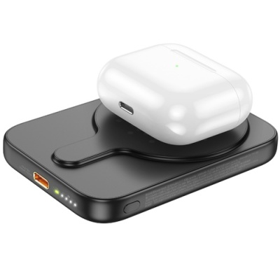 додаткова батарея power bank hoco j117 esteem pd20w magnetic 5000mah (чорний) 