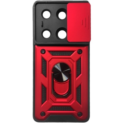 Купить чохол-накладка armor magnet camshield для xiaomi redmi note 13 pro 4g/note 14s/poco m6 pro 4g - red онлайн