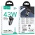 Автомобільний Зарядний Пристрій Hoco NZ16A PD25W+QC3.0 (1USB/1Type-C) (сірий) Автомобільний Зарядний Пристрій Hoco NZ16A PD25W+QC3.0 (1USB/1Type-C) (сірий)