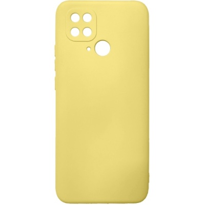 Купить силіконовий чохол soft silicone case для xiaomi redmi 10c (лимонний) онлайн