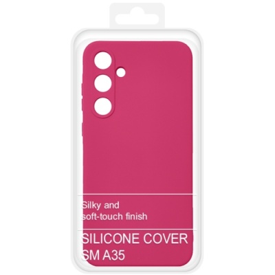 Купить чохол soft silicone case full для samsung a356 galaxy a35 5g (малиновий) онлайн