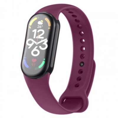 ремінець для xiaomi mi band 8/9/10 maroon 