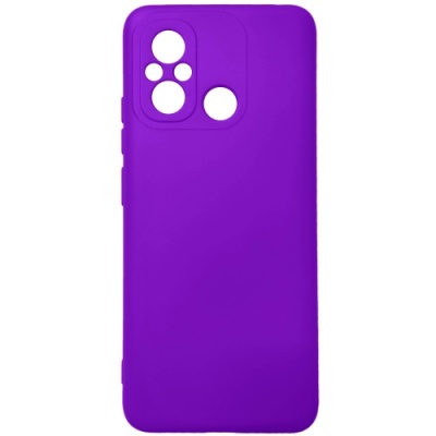 Купить чохол soft silicone case full для xiaomi redmi 12c (фіолетовий) онлайн