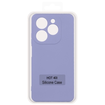 Купить чохол soft silicone case full для infinix hot 40i (lilac) онлайн