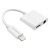 перехідник borofone bv12 apple lightning - (aux 3.5mm+lightning charge) (білий) 