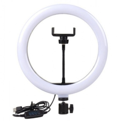 кільцева лампа fill light 20cm (xd-200) (чорний) 