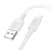 кабель borofone bx111 usb - lightning 2.4a/1m (білий) 