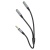 кабель aux hoco splitter upa21 2-in-1 3.5 male to 2 female 0.25m (сiрий) 