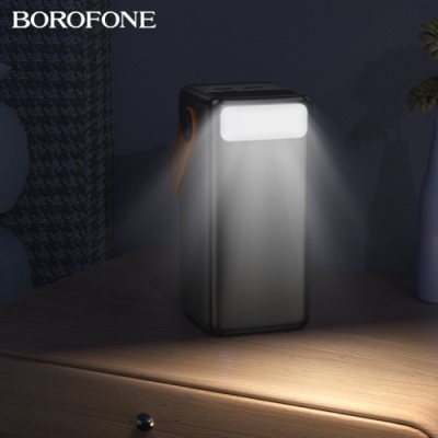 додаткова батарея power bank borofone bj66b magnifico 22.5w+pd20 60000 mah (чорний) 