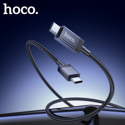 кабель hoco x118 type-c - type-c 60w/1m (чорний) 