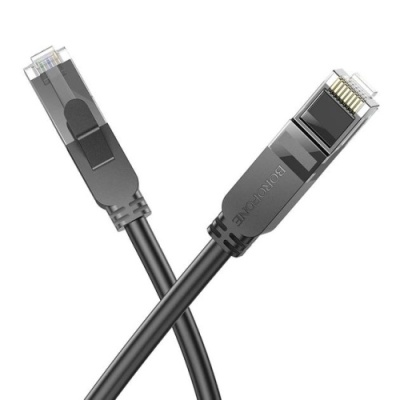 кабель мережевий (lan rj45) borofone bus01 (3м) (чорний) 