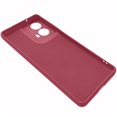 Купить чохол soft silicone case full для motorola g85 (wine red) онлайн