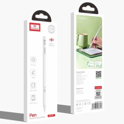 стилус earldom et-p7 wireless active pen ipad (type-c) (білий) 