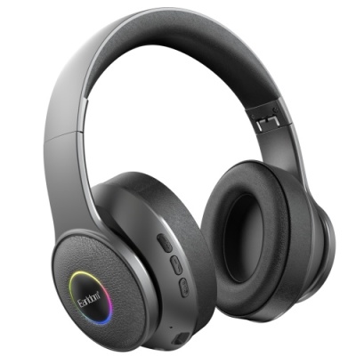 бездротові навушники накладні earldom et-b07 bt5.3 rgb wireless headset (чорний) 