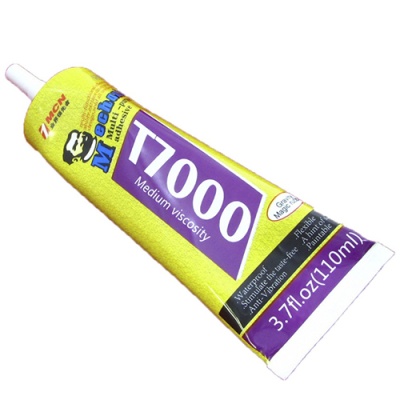 клей силіконовий mechanic t-7000, чорний, 110ml, в тюбику з дозатором