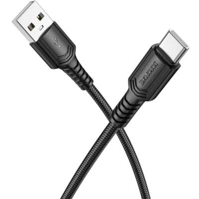 кабель borofone bx116 usb - type-c 3a/1м (чорний) 